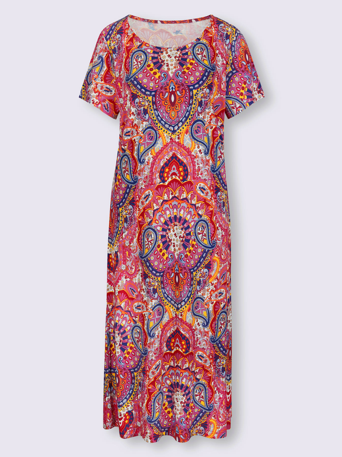 Robe en jersey motif imprimé original