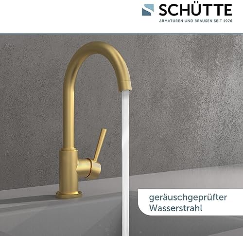SCHÜTTE Cornwall 79161 Robinet de cuisine pivotant à 360 ° avec mitigeur monocommande Blanc : Bricolage