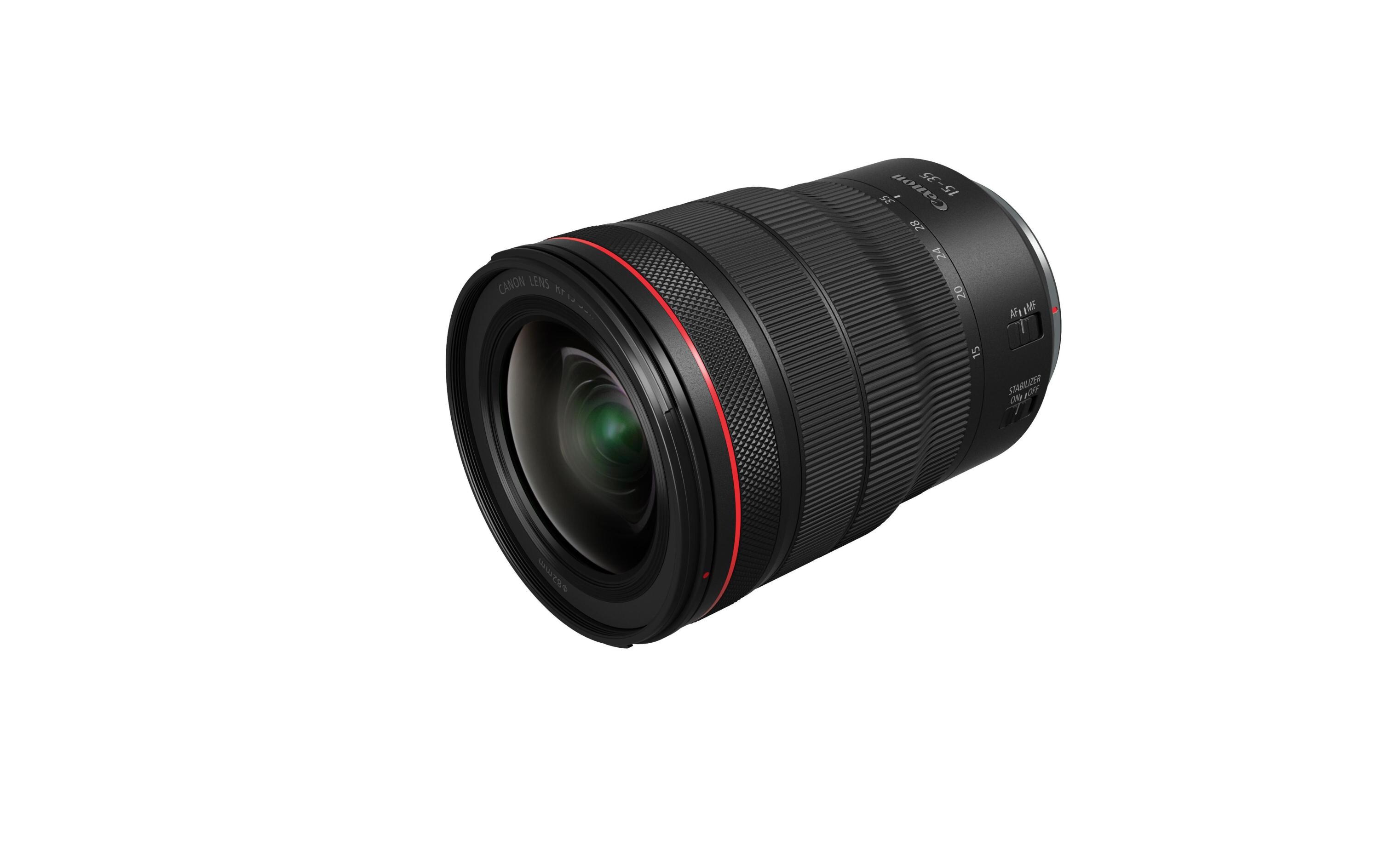 Zoomobjektiv RF 15-35 mm F/2.8 l IS USM Canon RF<br>Lichtstarkes Ultraweitwinkel-Zoomobjektiv mit 5-Stufen-Bildstabilisator