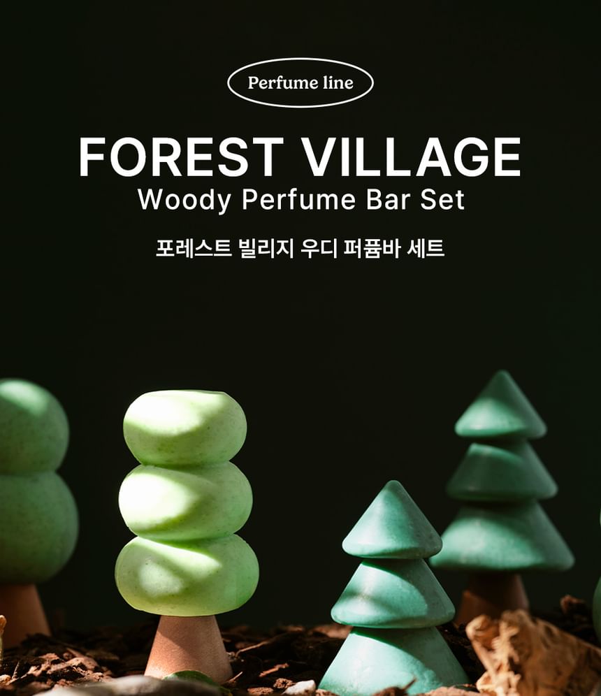 Donggubat - Forest Village Woody Parfum Bar Set