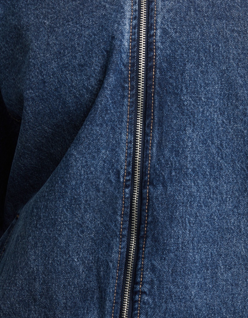 Jaqueta bomber jeans
