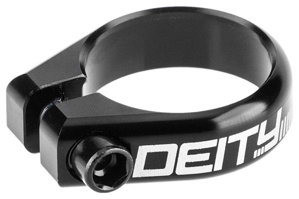 Collier de Selle Deity Circuit Aluminium Noir