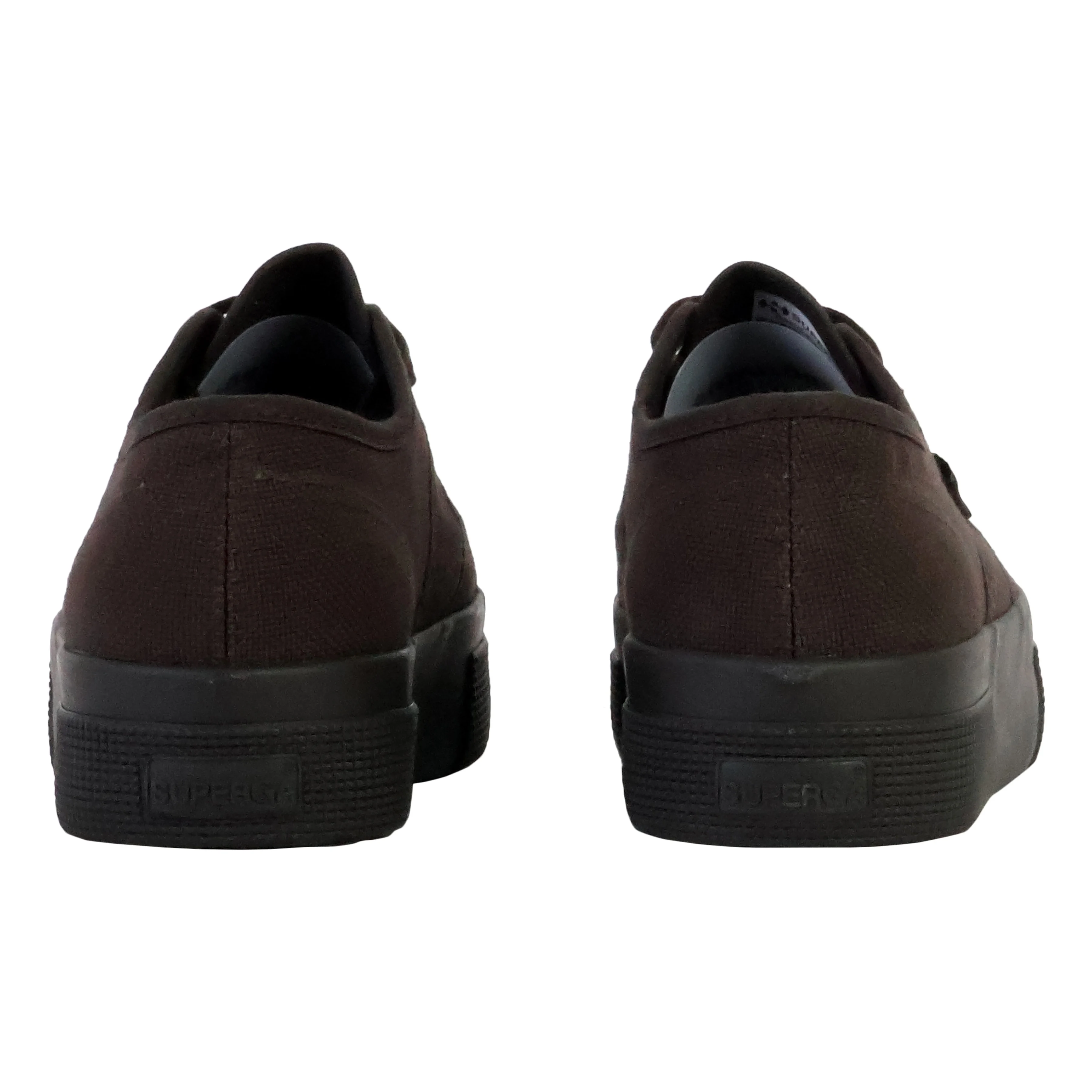Basket basse à lacets superga platform | Noir