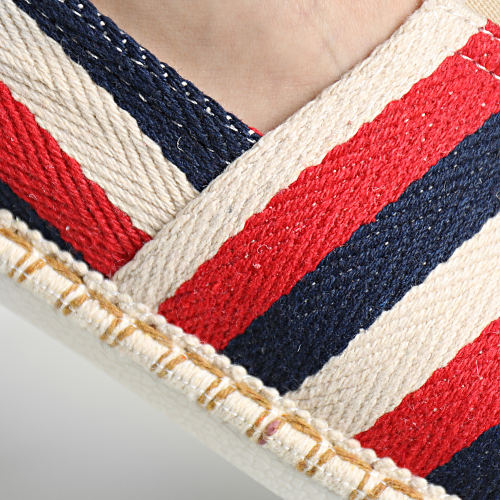 Espadrilles Bleu Marine Rouge Blanc