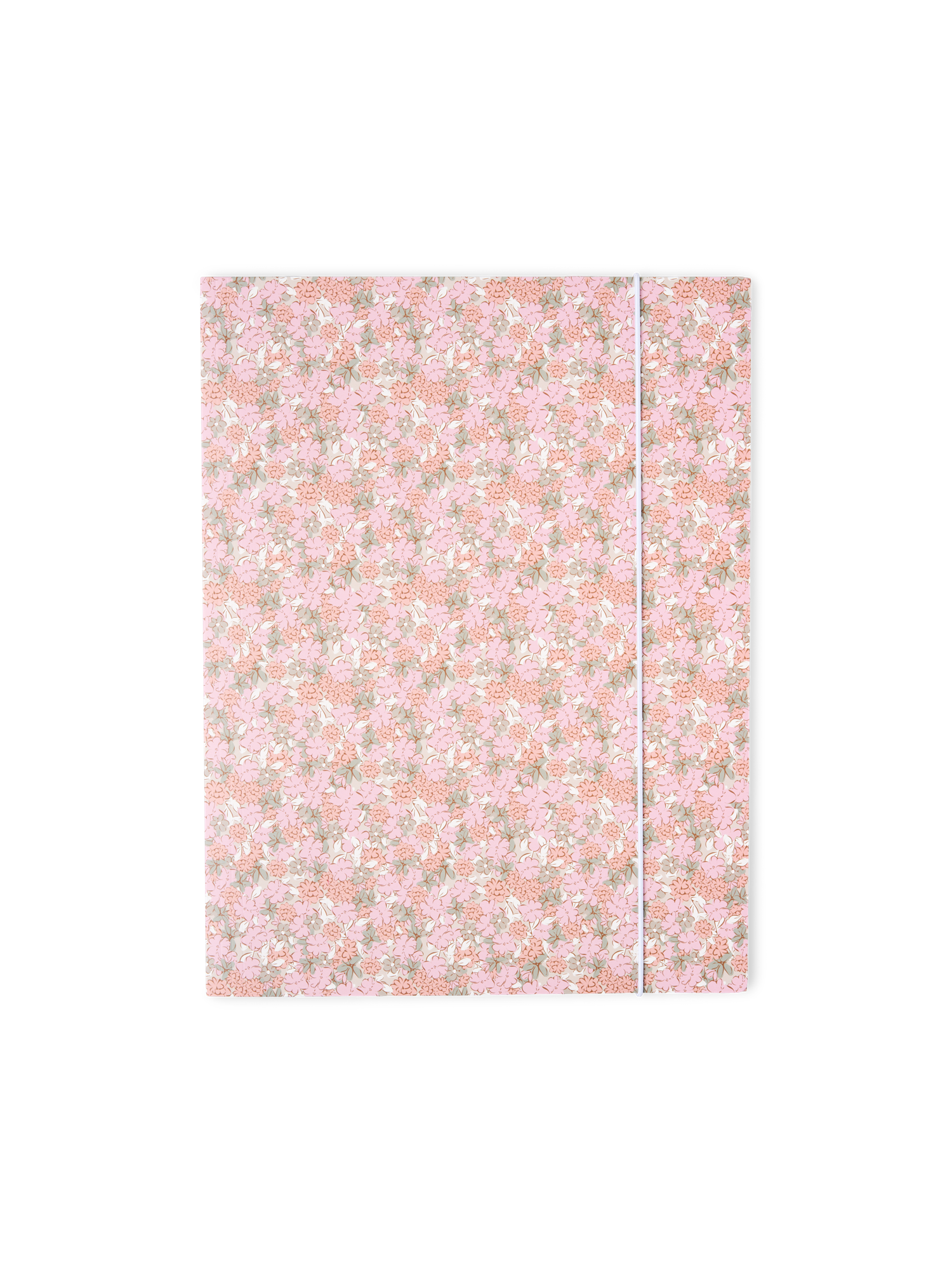 Elastikmappe | Pap. 32 x 24 cm. | Rose, Off White