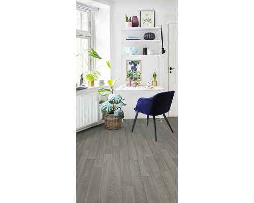 Vaila PVC vloer, houtplankenlook, grijs FB892, 200 cm breed (per meter verkocht)