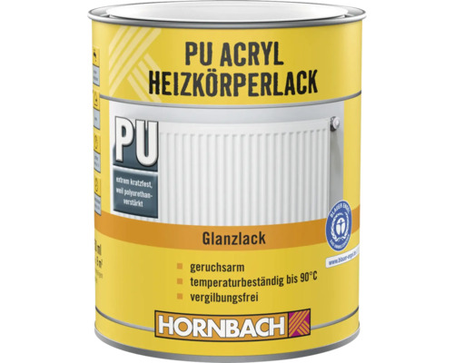 HORNBACH radiatorverf RAL 9010 zuiver wit glanzend 375 ml
