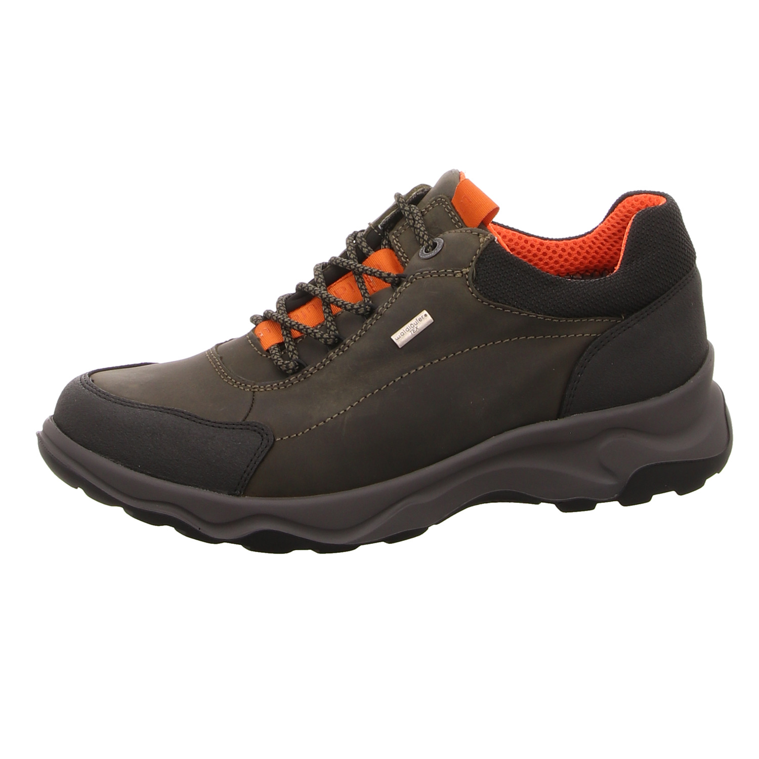 Waldläufer Schnürhalbschuh schwarz