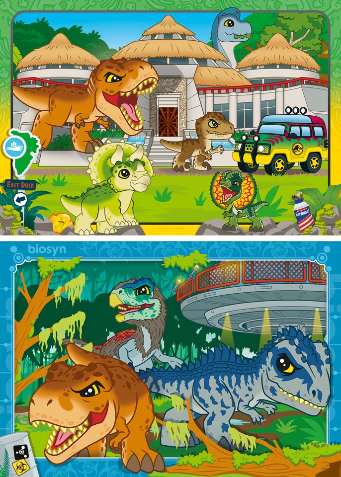 Ravensburger - Puslespil Jurassic World Explorers 3x49 brikker