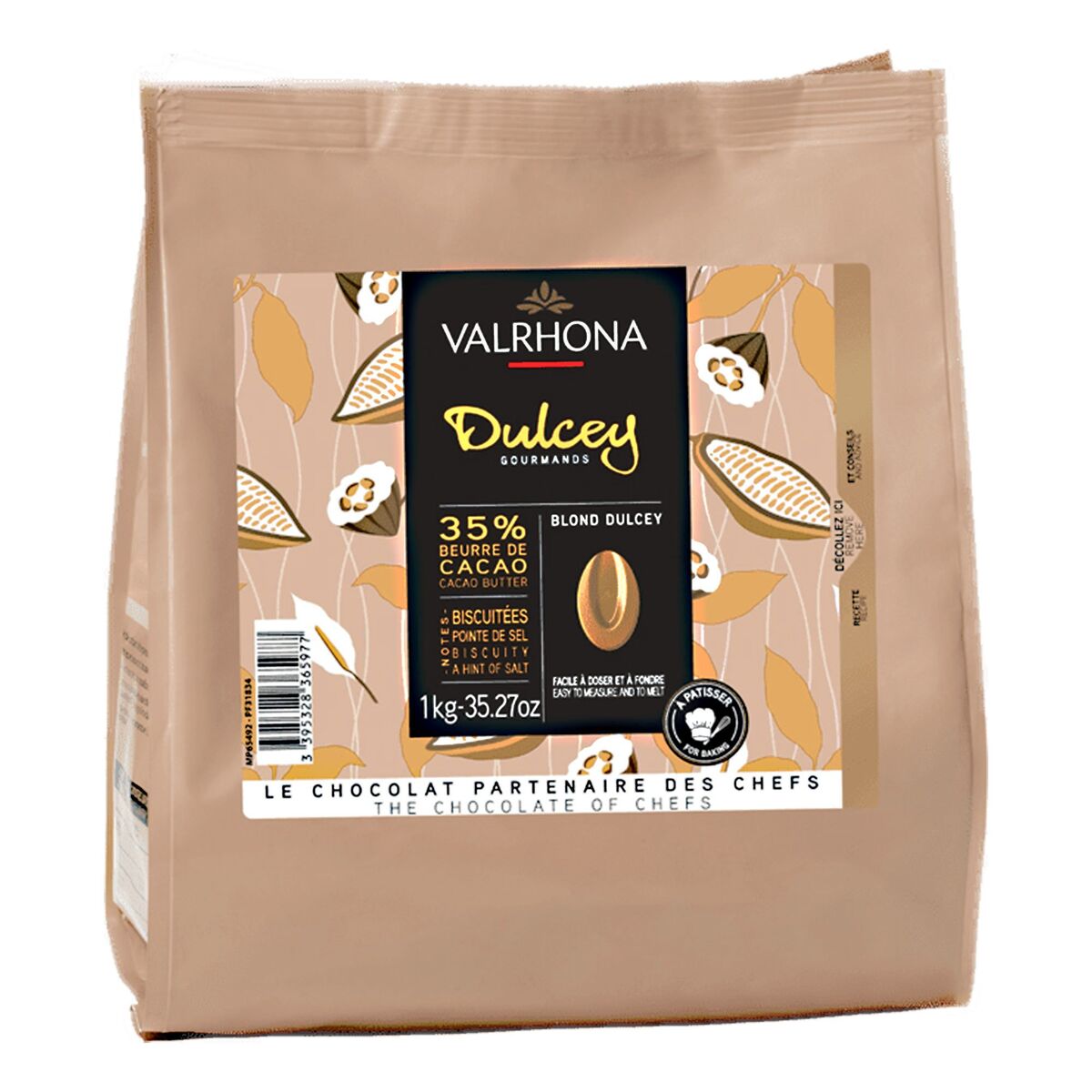 Dulcey 35% sjokolade, 1 kg