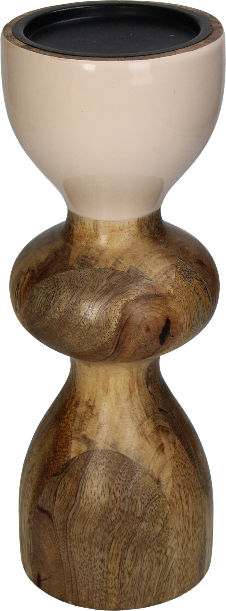 Kandelaar Louvre naturel / beige D 10 H 28 cm