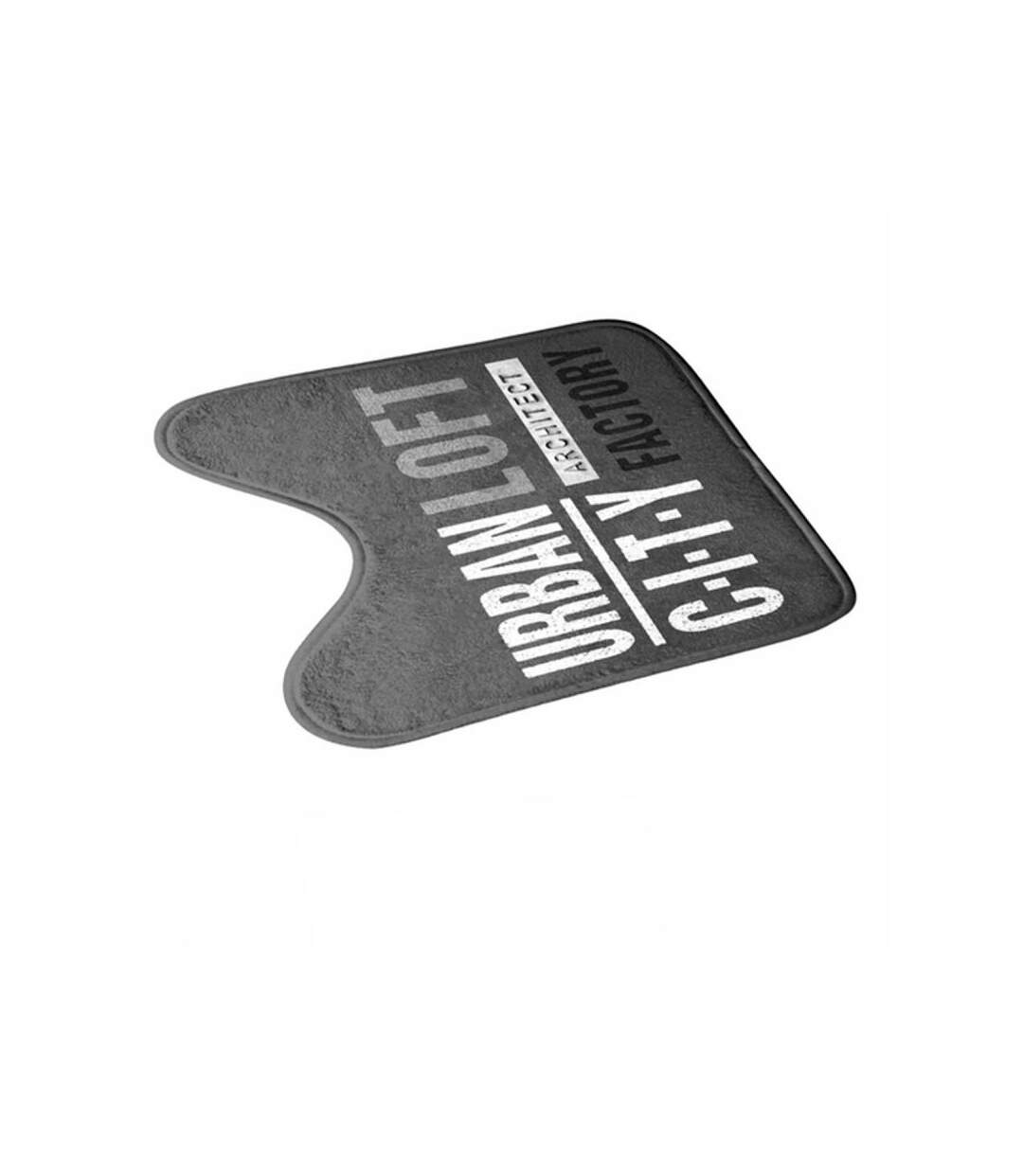 Tapis Contour WC Urban Loft 45x45cm Gris