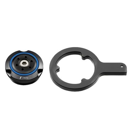 Bouchon de carter d'huile Rizoma Aluminium - Noir