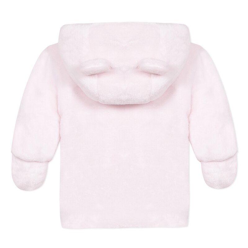 Manteau fausse fourrure rose naissance Absorba Aucune nuance