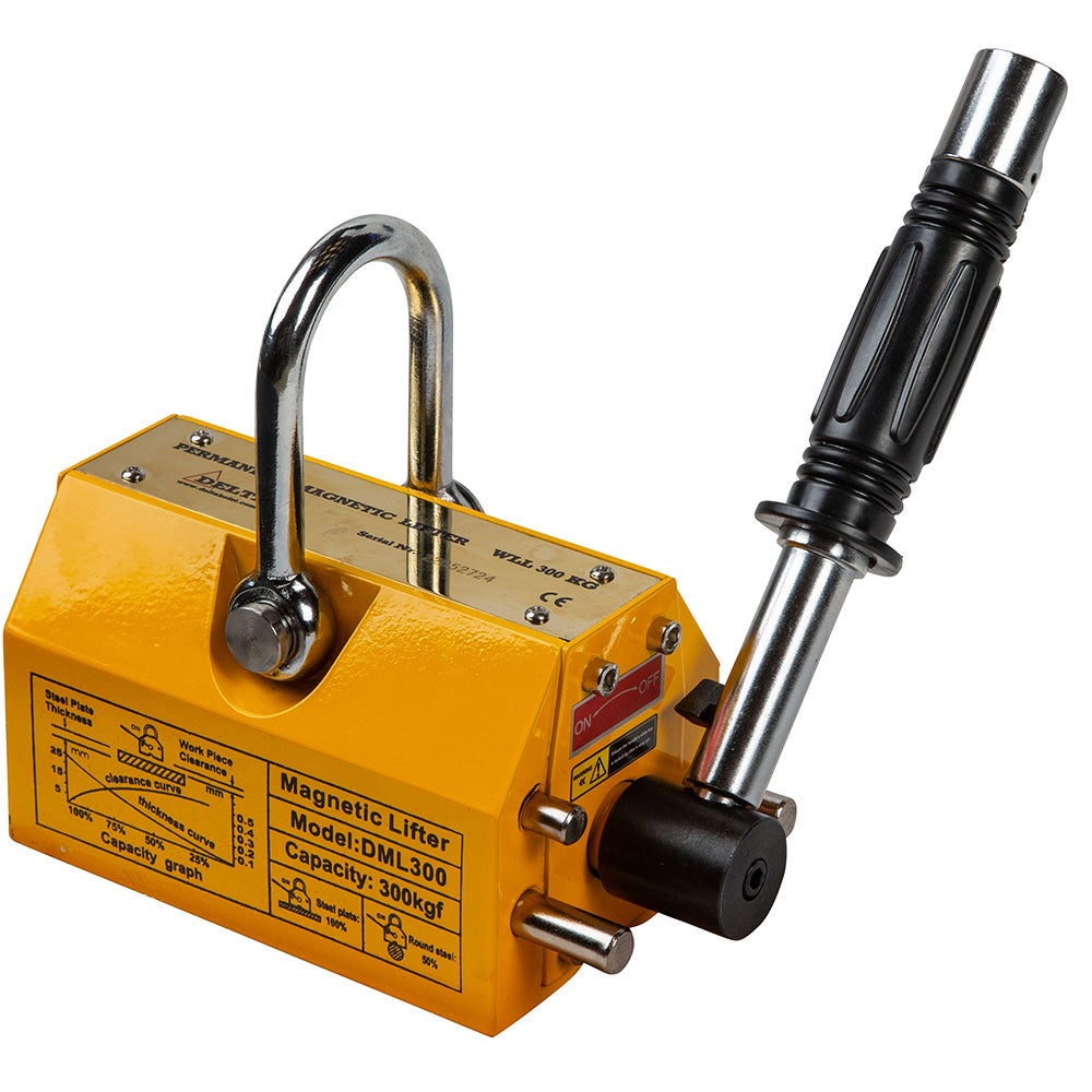 Delta hefmagneet DML, hefvermogen 300 kg