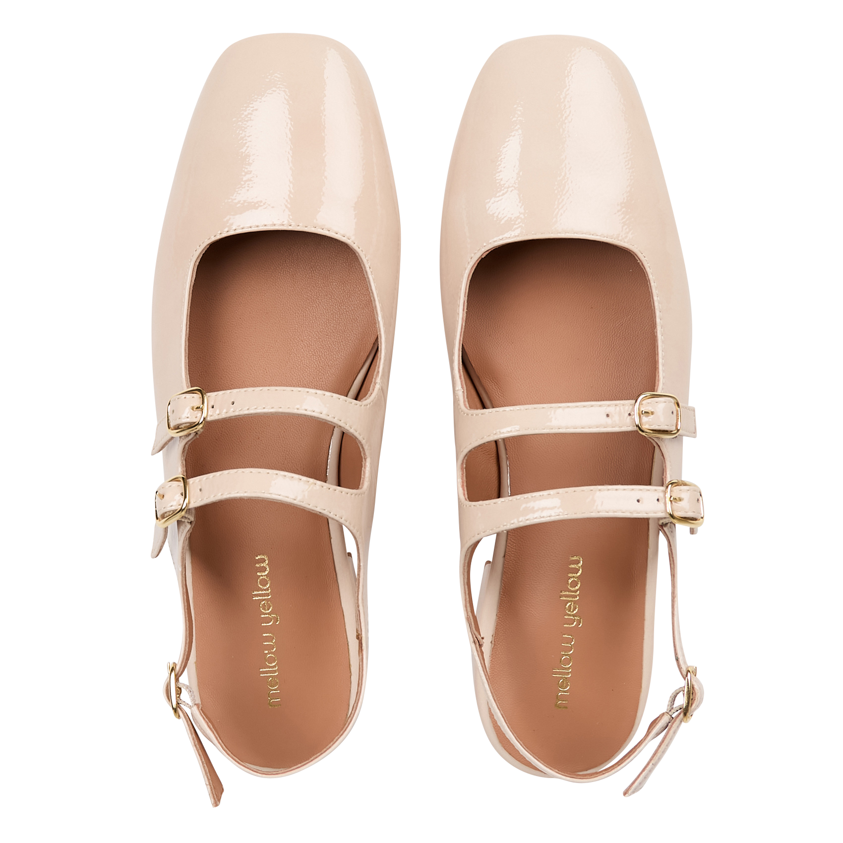 DAISY2 - Sandales plates en cuir | Beige