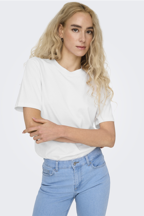 Only witte dames t-shirt