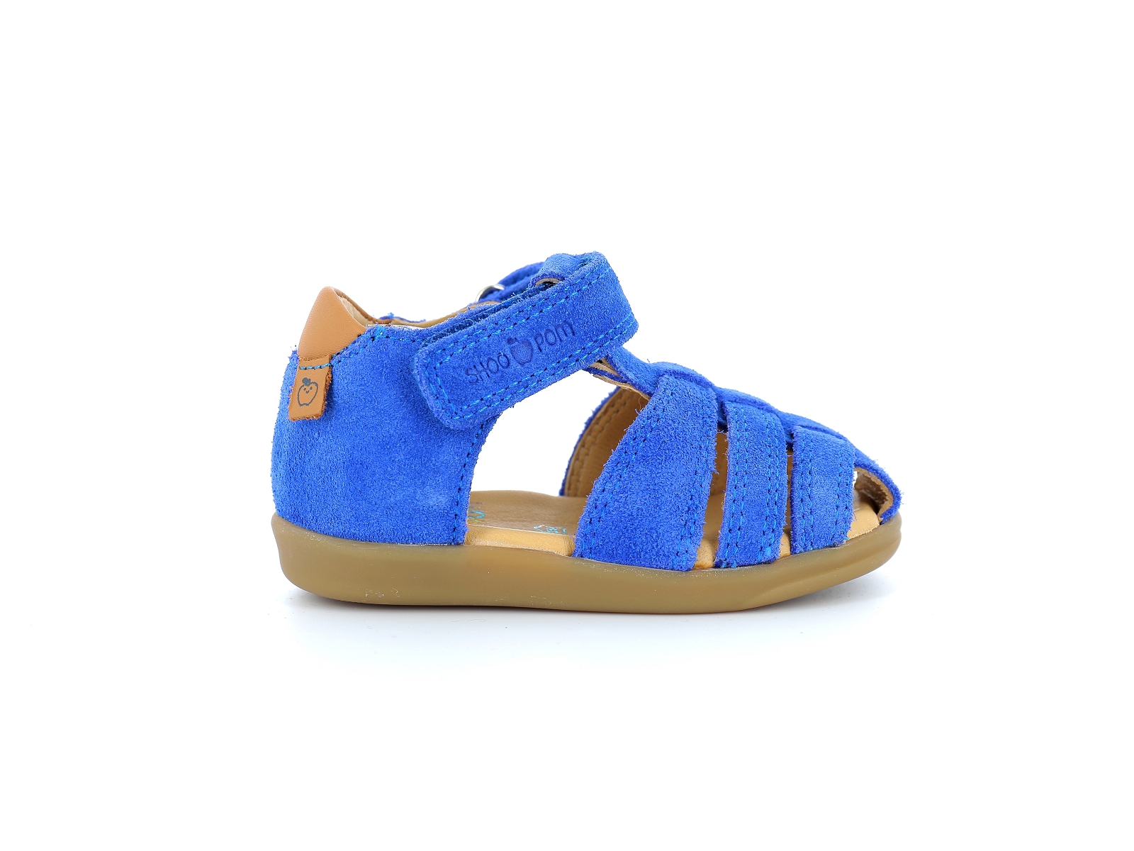 Shoopom-PIKA TONTON Nubuck Bleu roi