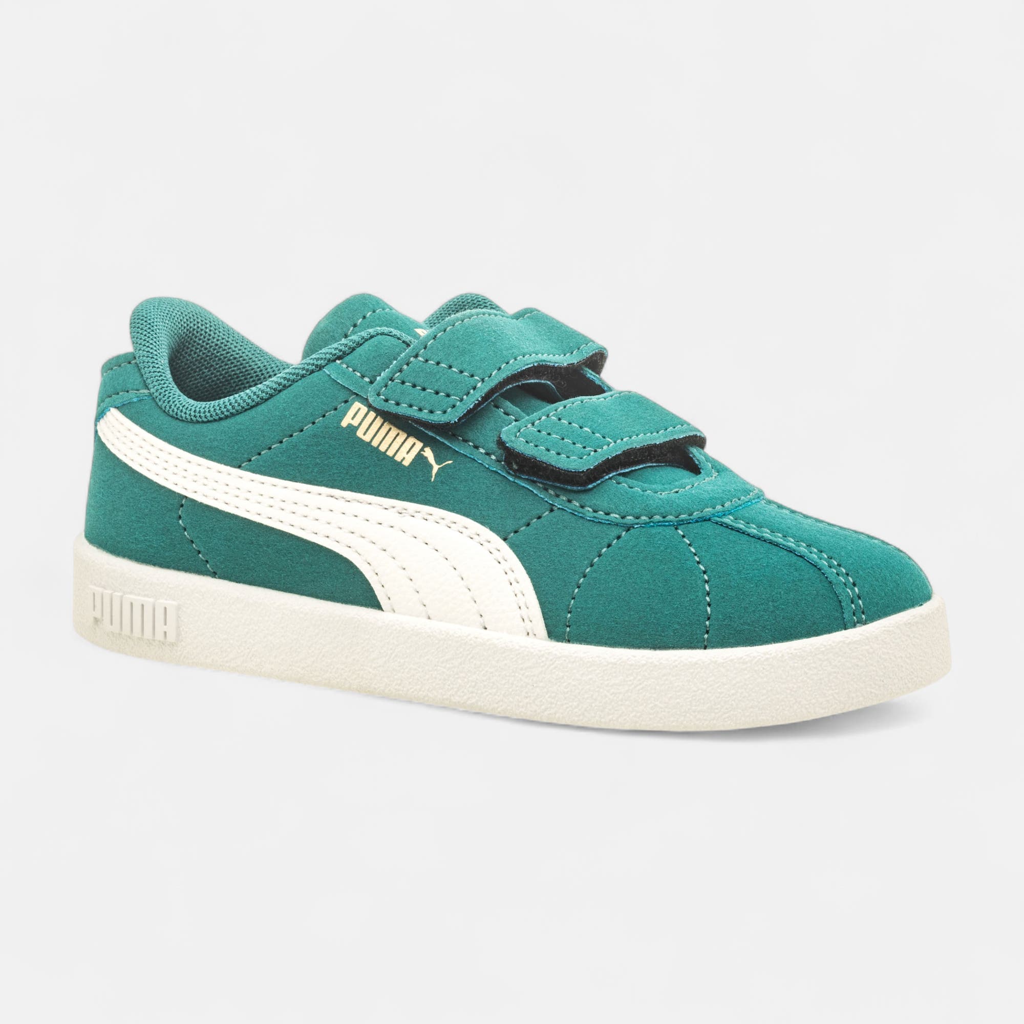 Sneakers Garçon en cuir vert