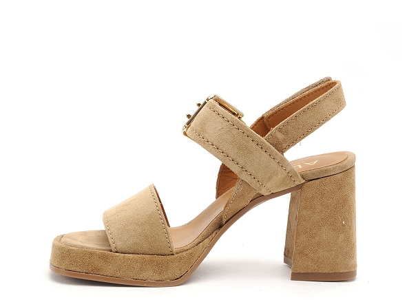 Alpe nu pieds talons femme 2572 marron