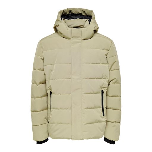 ONLY & Sons Cayson Puffa Jakke, Chinchilla, S