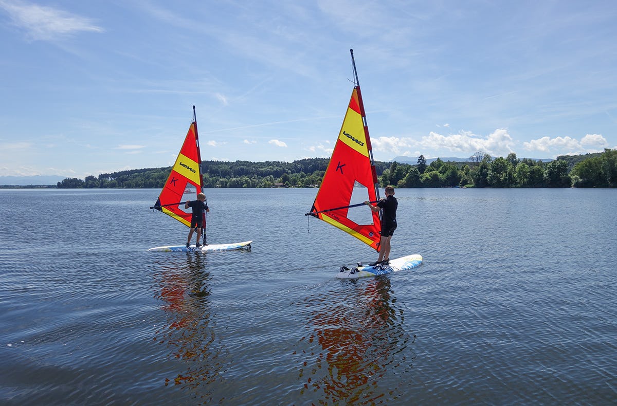Schnupperkurs Windsurfen Waging am See