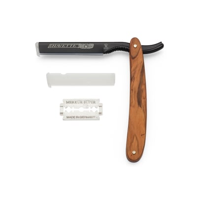 Dovo Shavette® Olivenholzgriff