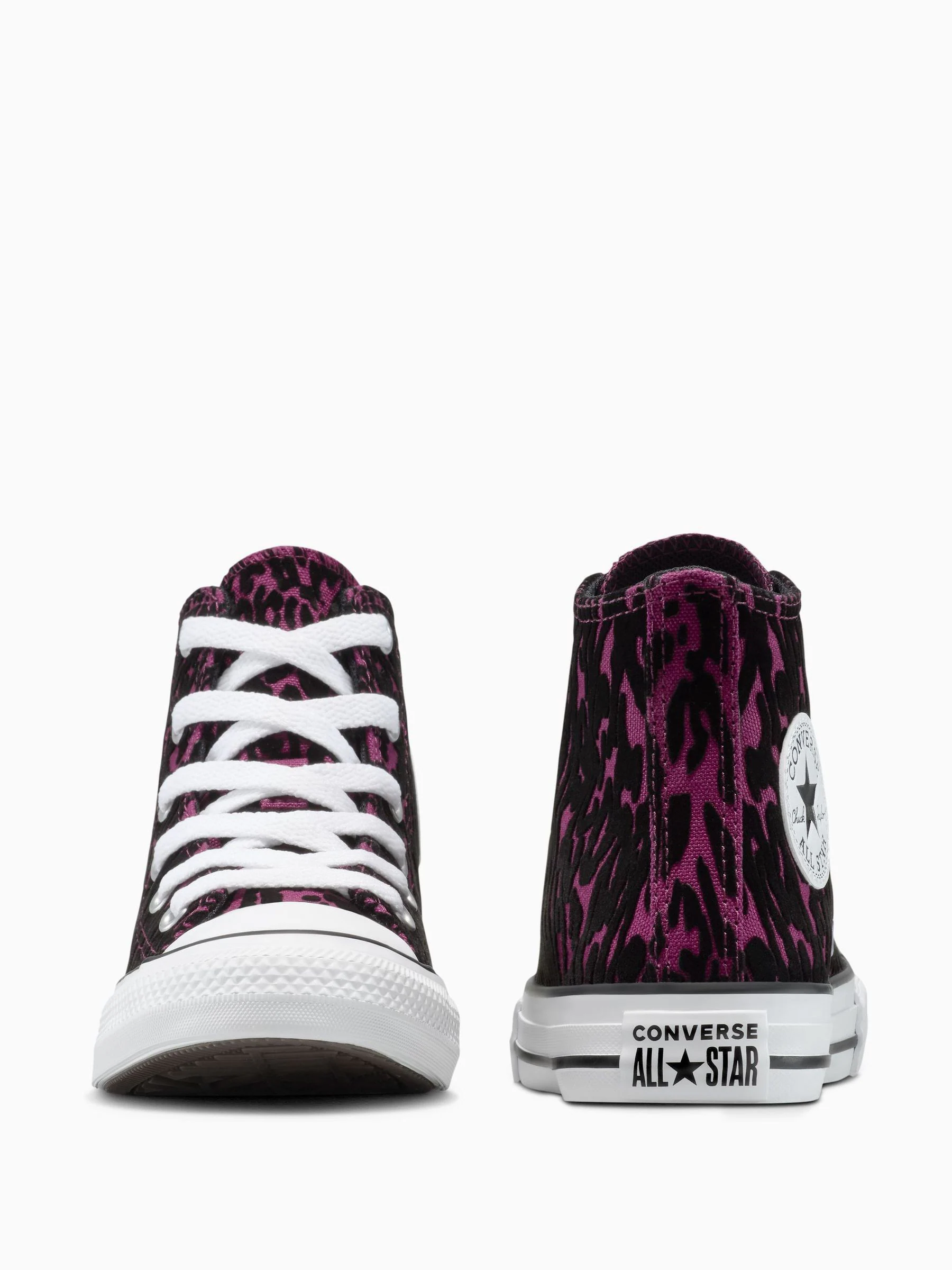 Converse Chuck Taylor Kids Leopard High Trainers
