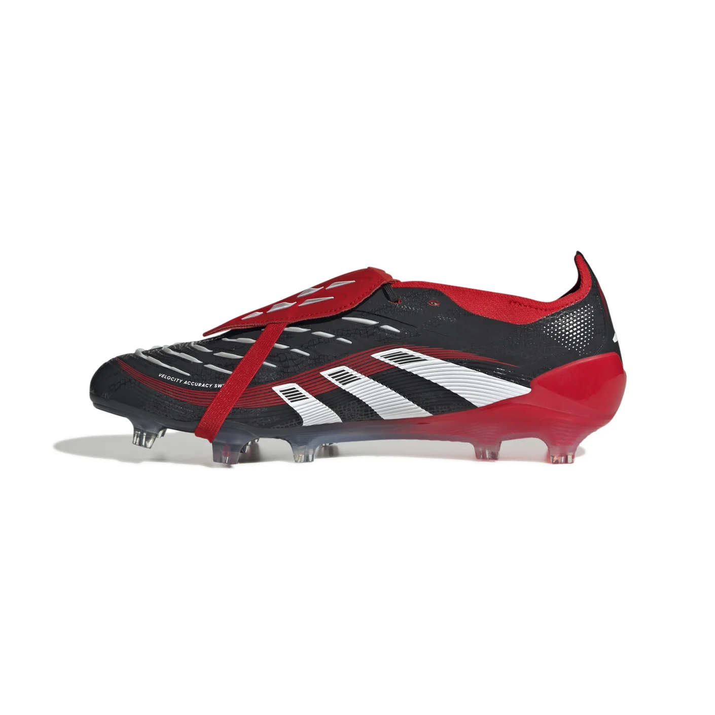 Adidas Predator Elite FT Gras Voetbalschoenen (FG) Zwart Wit Rood