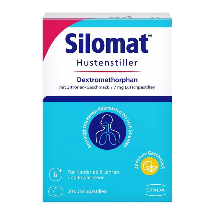 Silomat Hustenstiller DMP Zitrone Lutschpastillen, 20 St