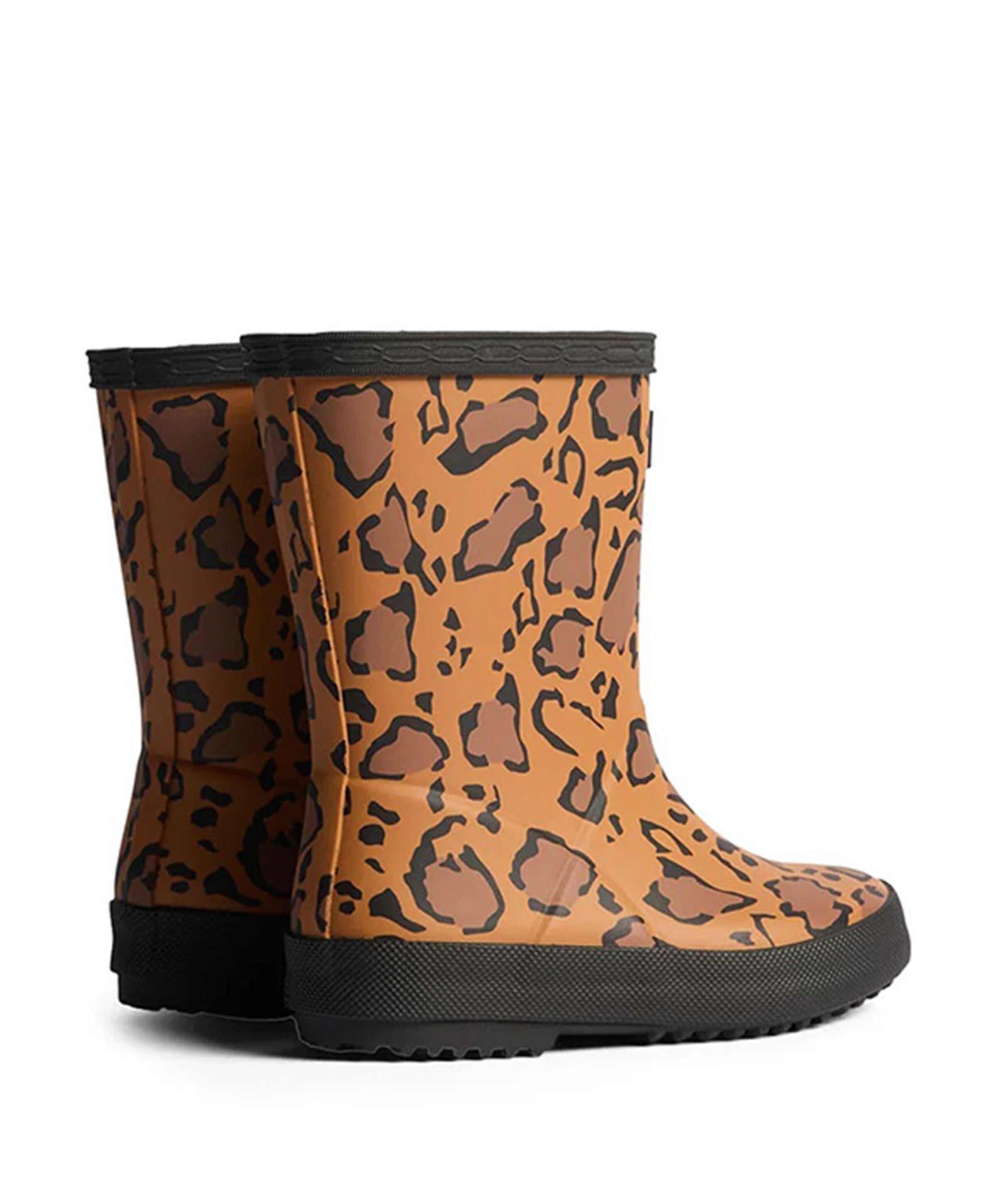 Hunter FIRST LEOPARD PRINT BOOT LEOPARD meisjes boots bruin