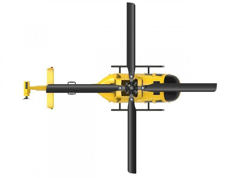 FliteZone Helikopter Bo105 ADAC 4-Kanal, 6G, RTF Kleiner Singlerotor BO-105 Hubschrauber in ADAC Lackierung mit 6G Gyro