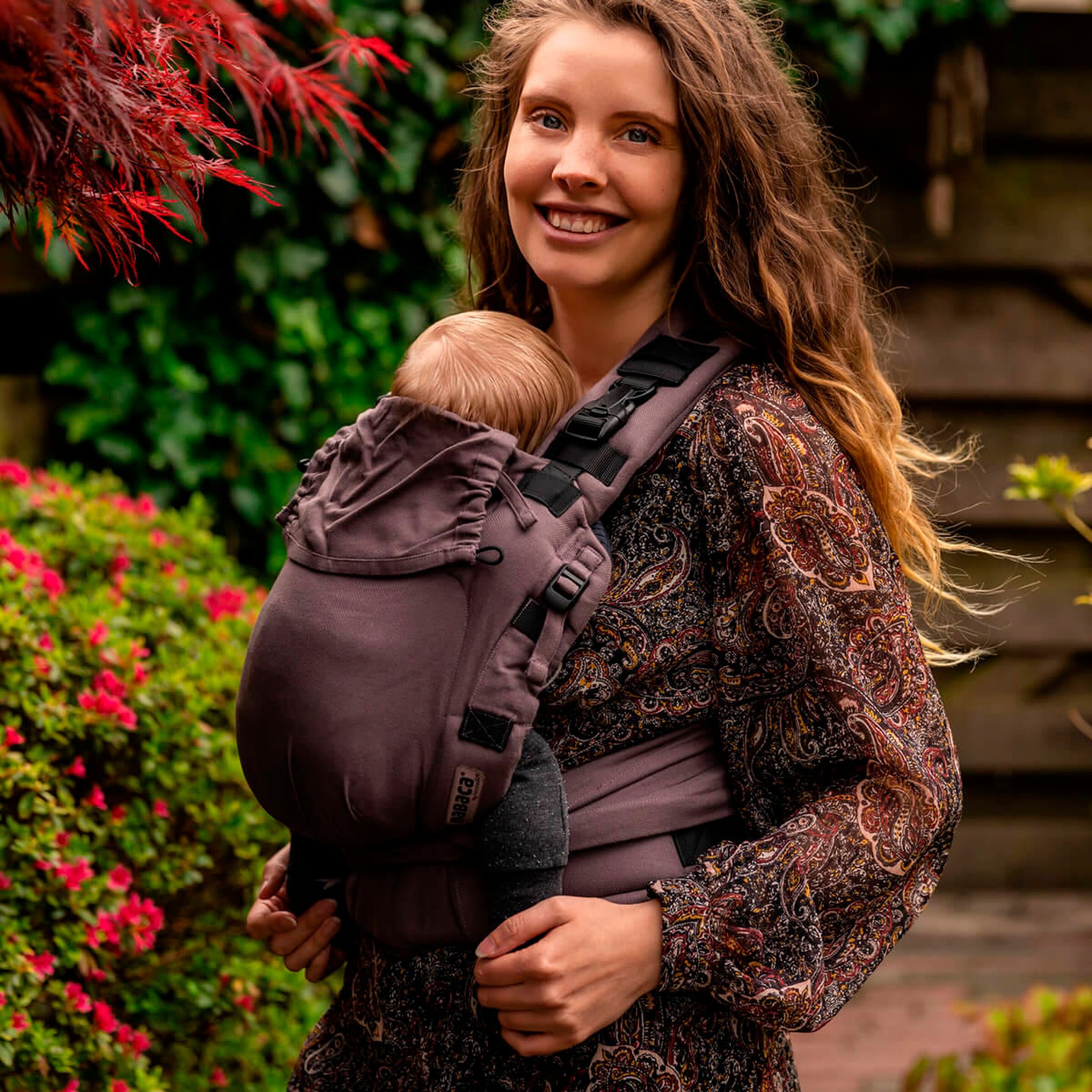 HOPPEDIZ® Babytrage Nabaca Basic-Set Klassik grau