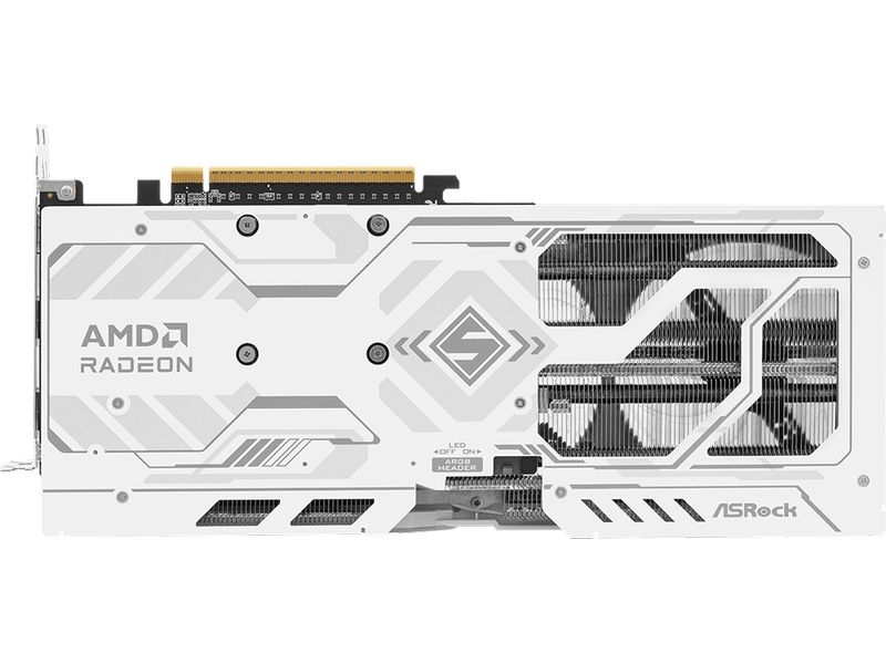 ASRock Grafikkarte AMD Radeon RX9060 XT Steel Leg 16GB OC GDDR6 Grafikkarte mit 16 GB Speicherkapazität