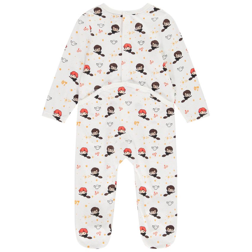 Lot de 2 dors-bien en jersey Harry Potter pour bébé garçon - Gris chiné