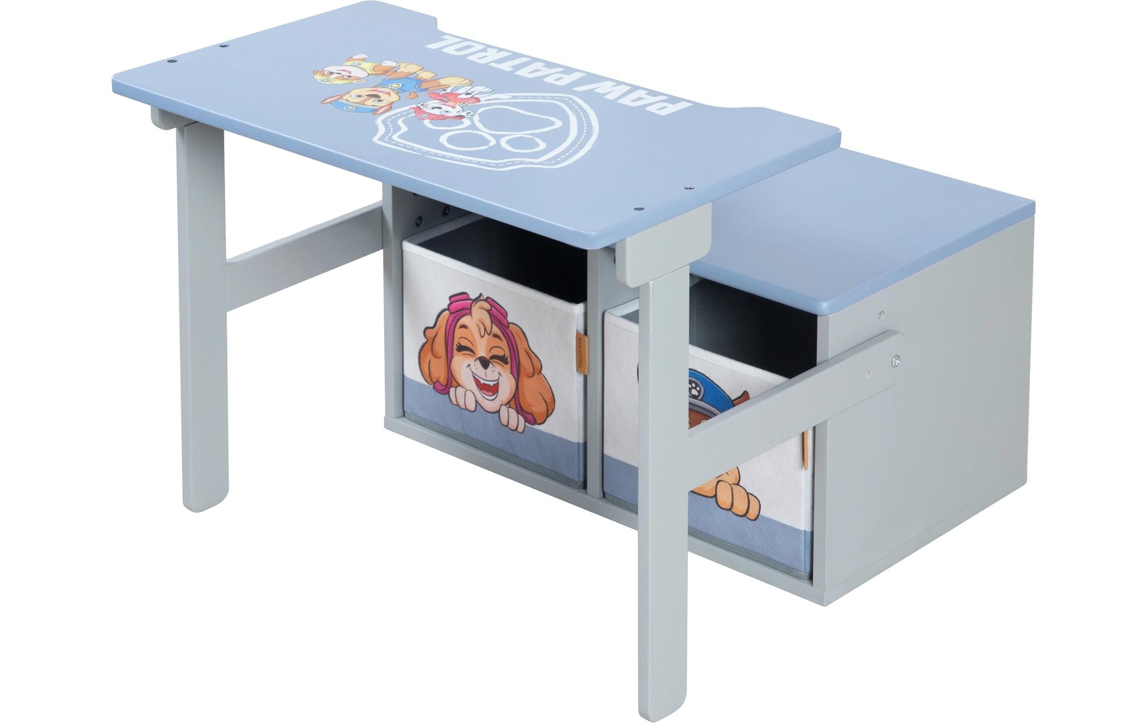 Paw Patrol klappbare Sitzbank mit BoxKlappbare Sitzbank mit Canvas Boxen