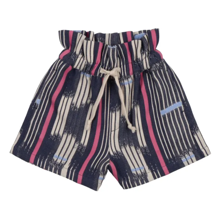the new society Short Echo Coton Bio | Bleu marine
