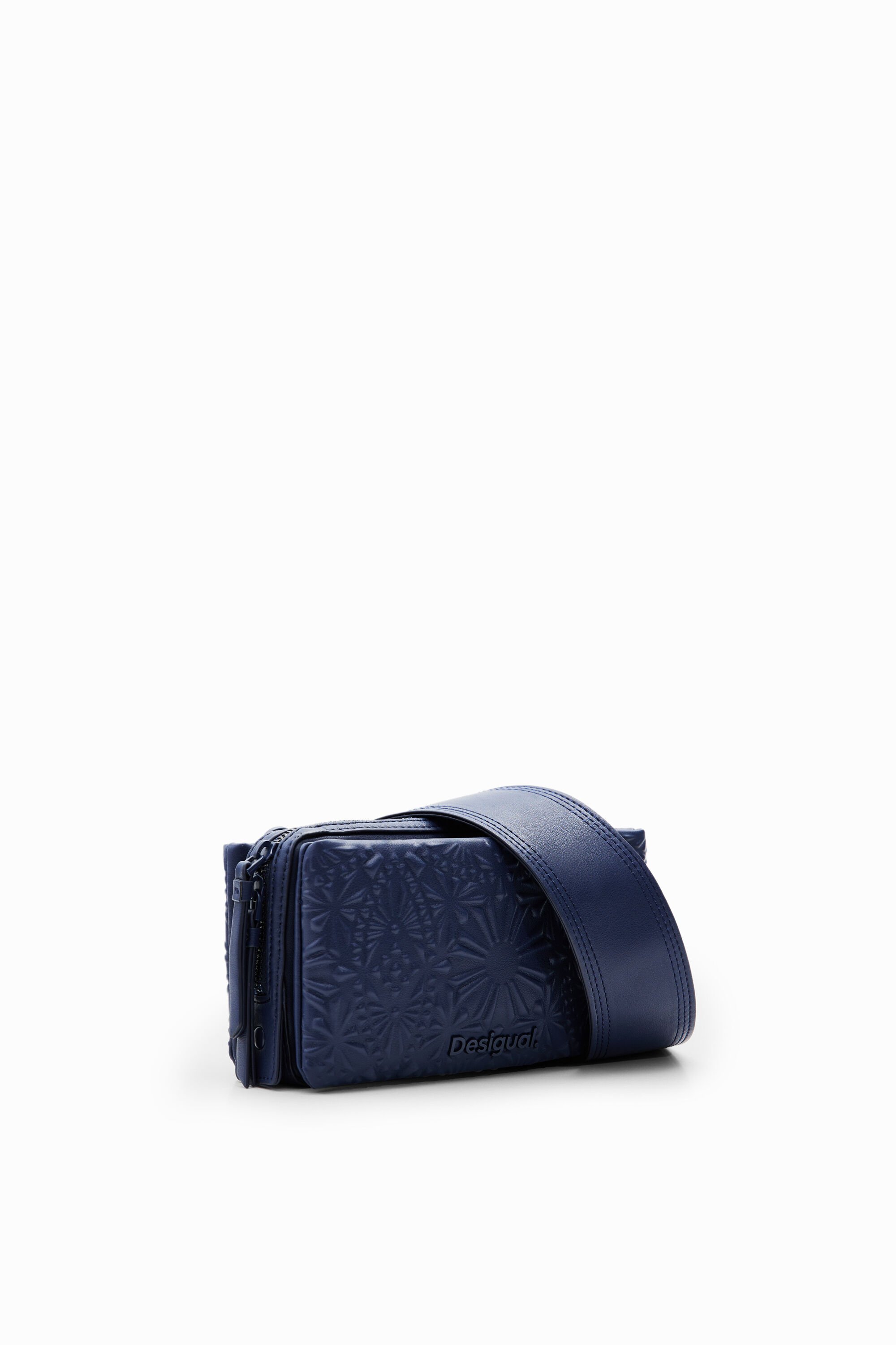 Petit sac à bandoulière relief géométrique