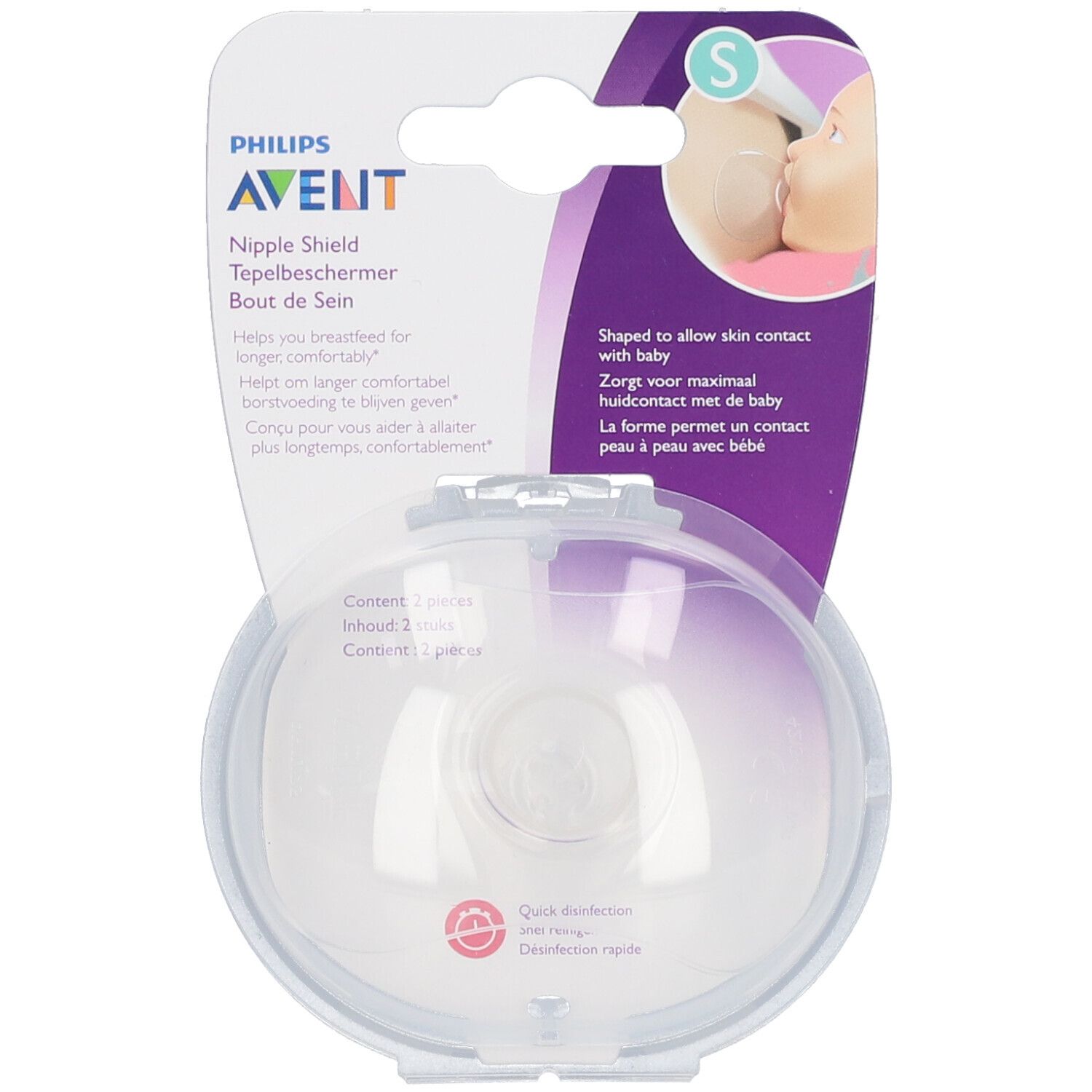 Avent Brustwarzenschutz Klein