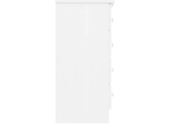 Commode ALTA blanc 77x35x73 cm bois massif de pin