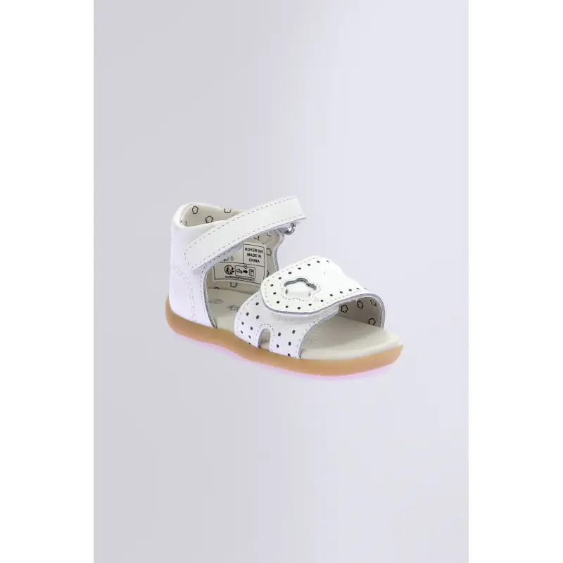 Bigkratch-c Blanc SANDALES Cuir Fille