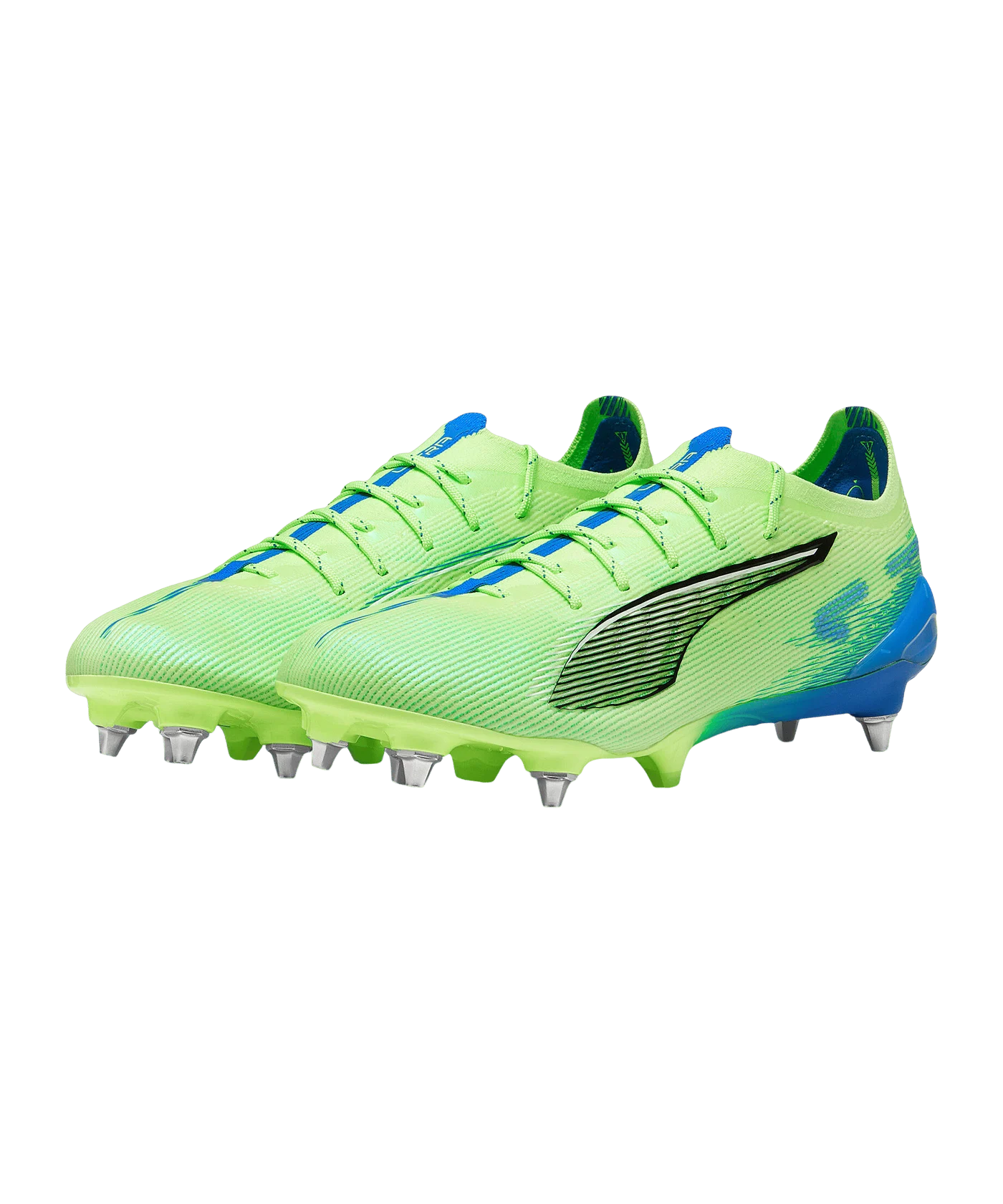 PUMA ULTRA 5 Ultimate MxSG Lights Out Grün Weiss F03
