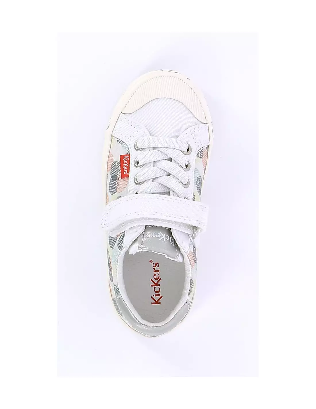 KICKERS GODY - Baskets BLANCPOISMULTICO