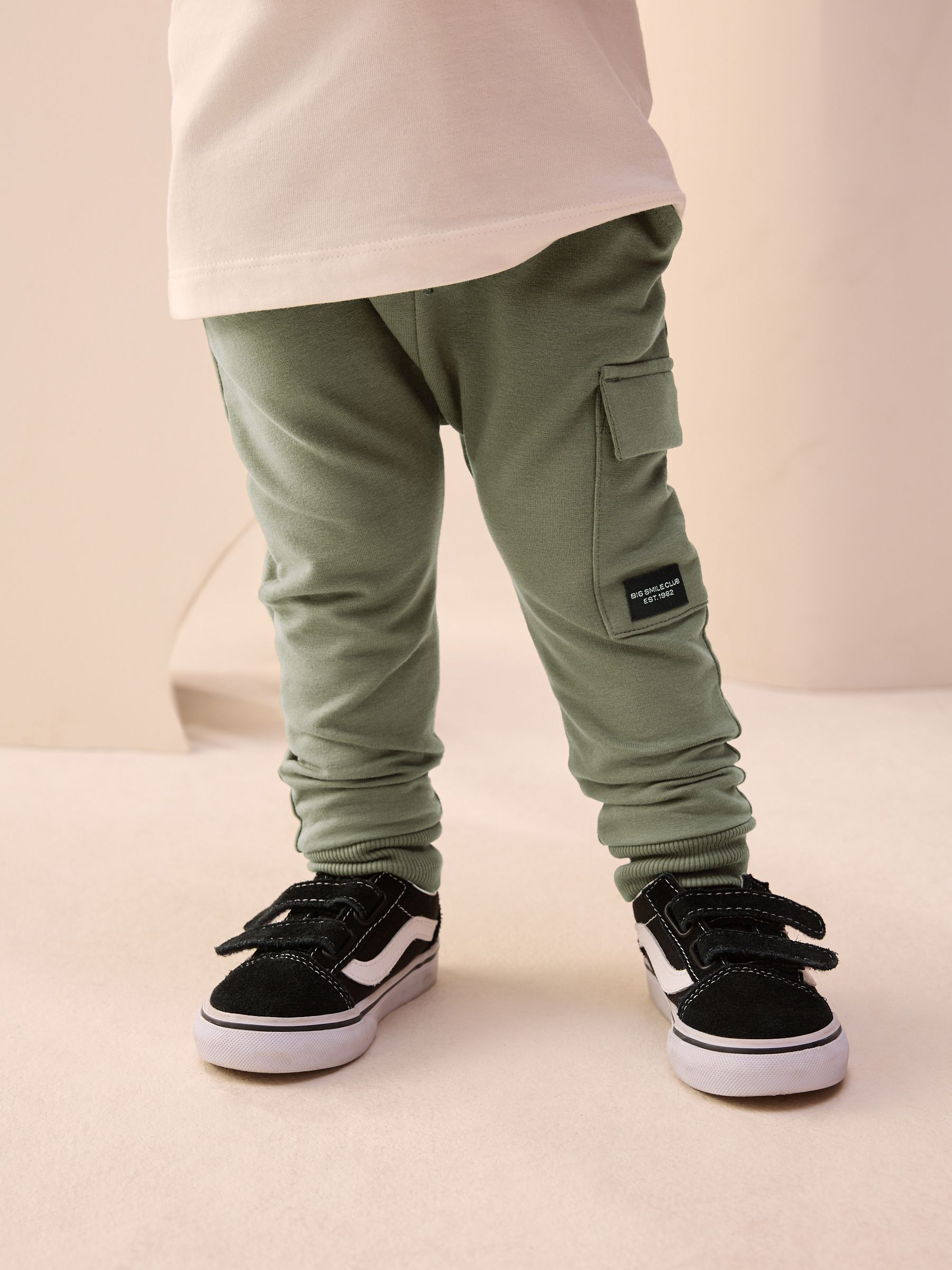 Kakigroen - Skinny utility-joggingbroek (3mnd -7jr)