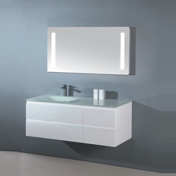 Badstuber Olas spiegel met LED verlichting 100x60cm