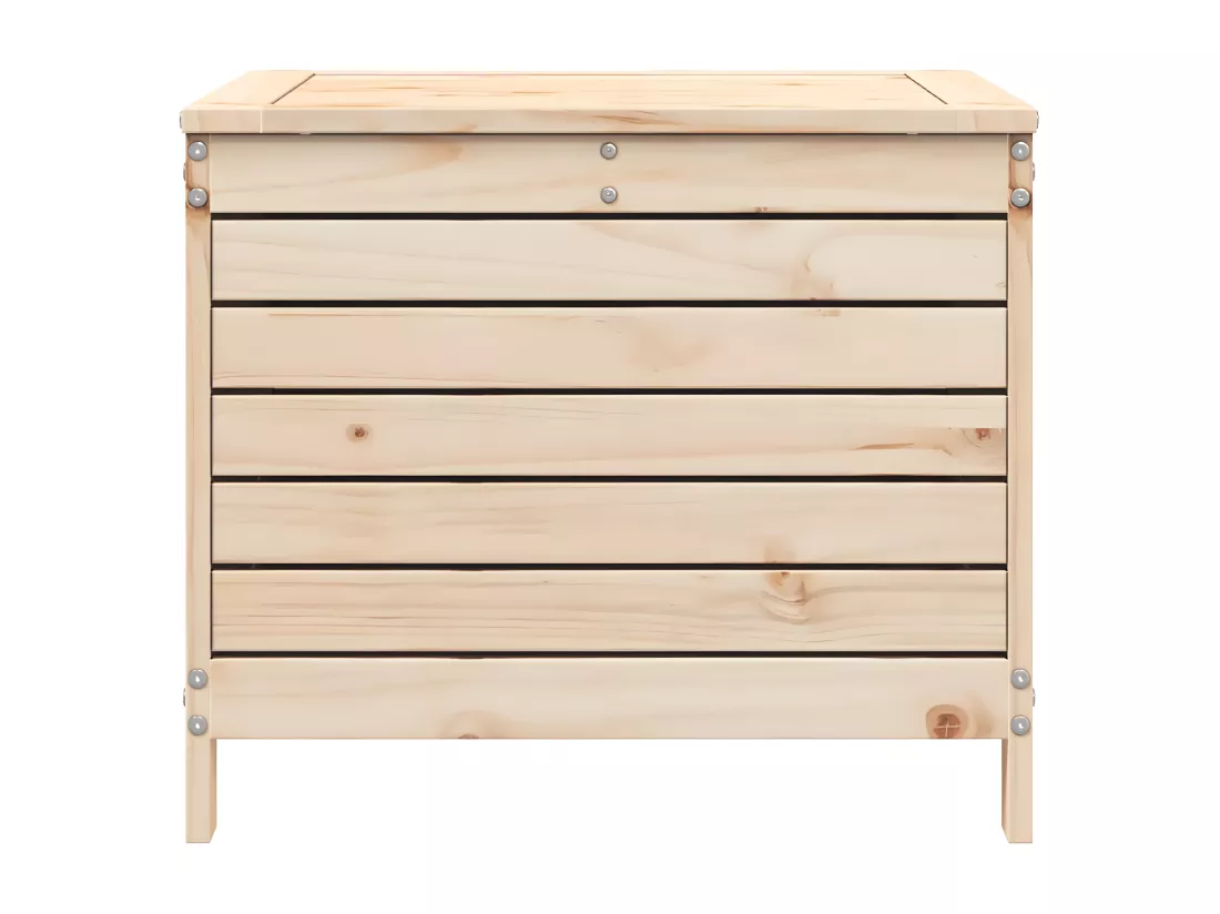 Repose-pied de jardin 62x63,5x53,5 cm bois de pin massif