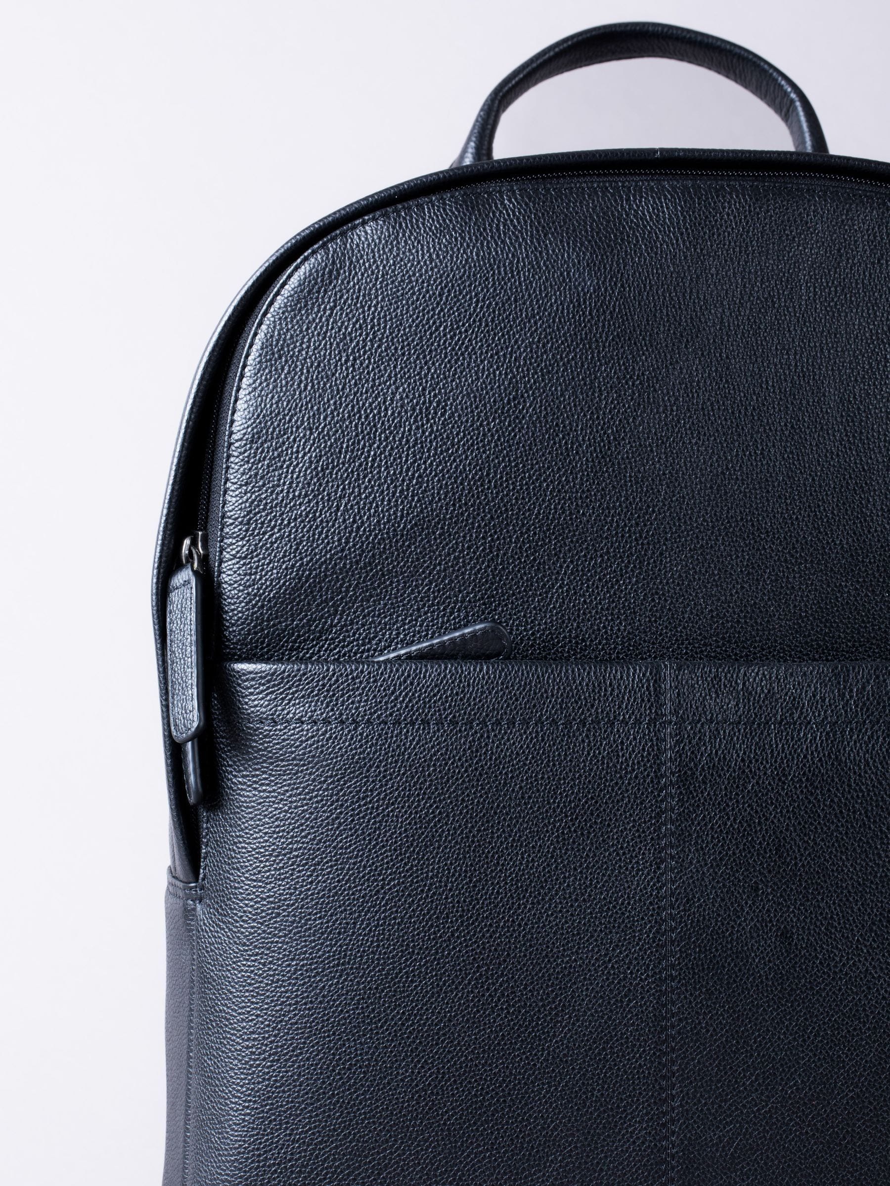 Zwart - Lakeland Leather - Leren Crummock rugzak