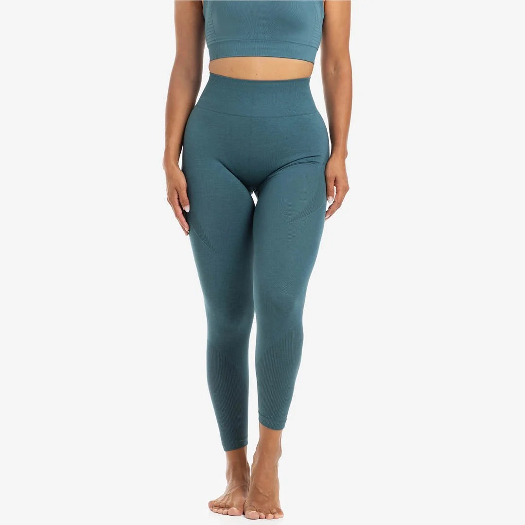 Picsil Women Tights Seamless Sculpt Blue