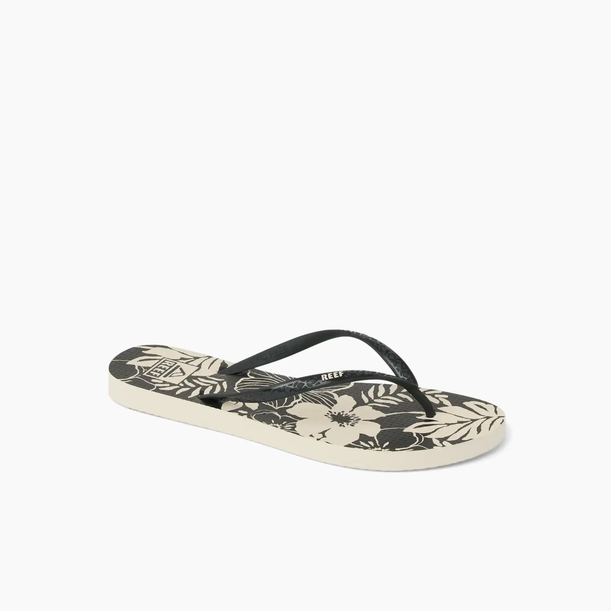 Seaside Prints Black Floral