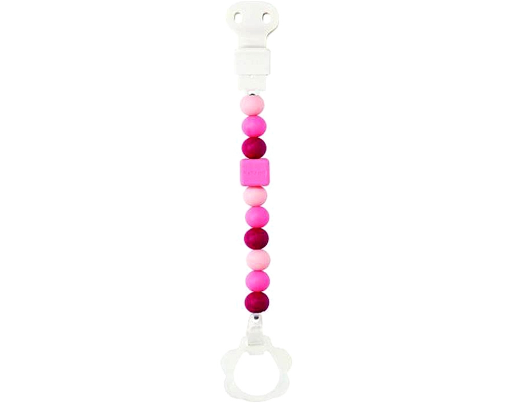 CORRENTE NATTOU SILICONE ROSA 1UN